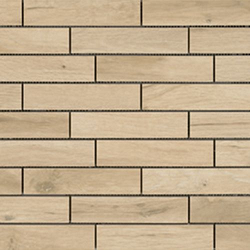 Natura Wood Birch Mosaic Decor