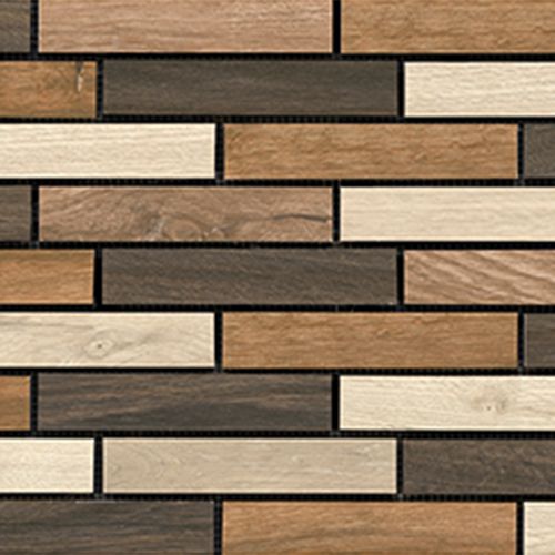 Natura Wood Mix Mosaic Decor